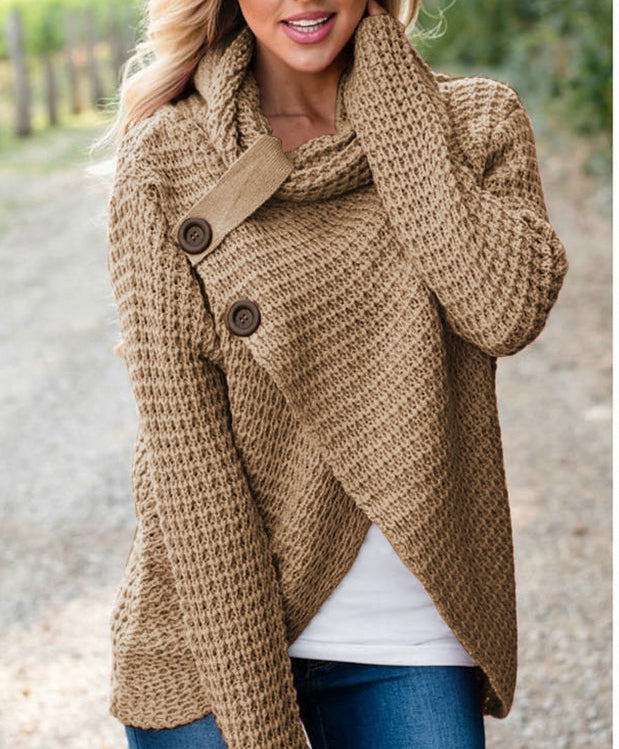 Jamie | Women’s Winter Cozy Wrap-Front Cardigan