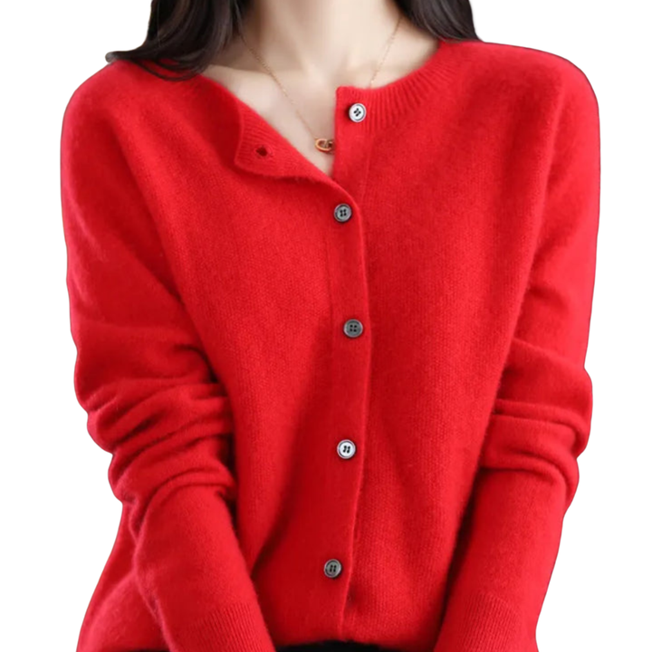 Women’s Long Sleeve Classic Button Merino And Wool Sweaters