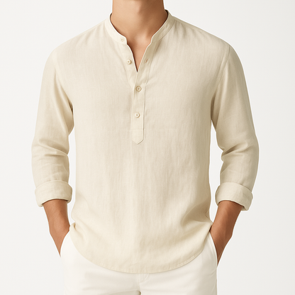Relaxed Fit Long-Sleeve Shirt