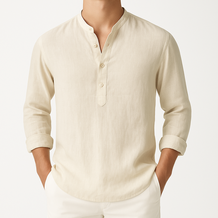 Relaxed Fit Long-Sleeve Shirt