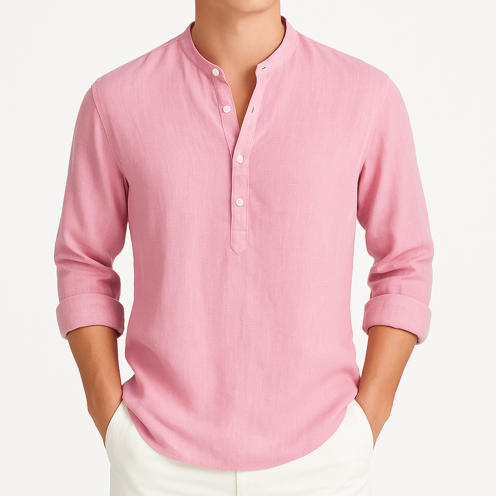Relaxed Fit Long-Sleeve Shirt