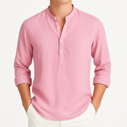 Relaxed Fit Long-Sleeve Shirt
