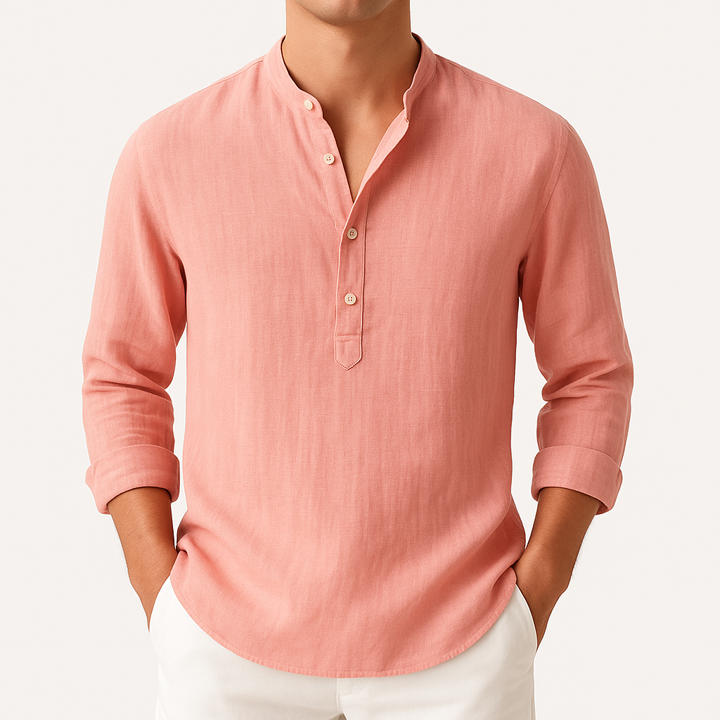 Relaxed Fit Long-Sleeve Shirt