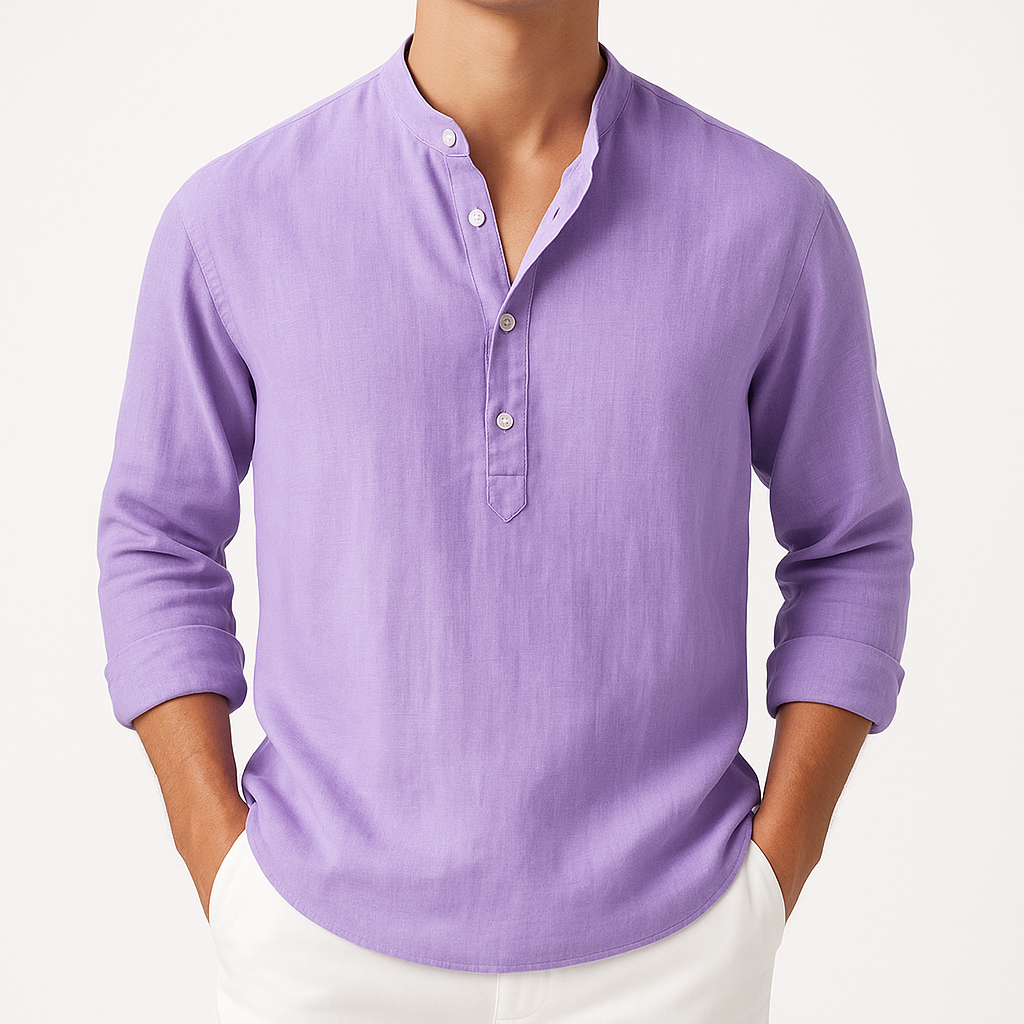 Relaxed Fit Long-Sleeve Shirt