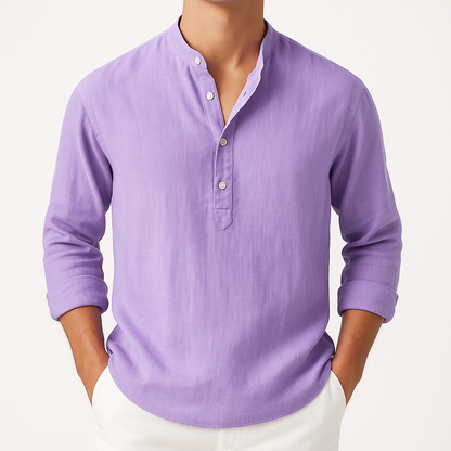Relaxed Fit Long-Sleeve Shirt