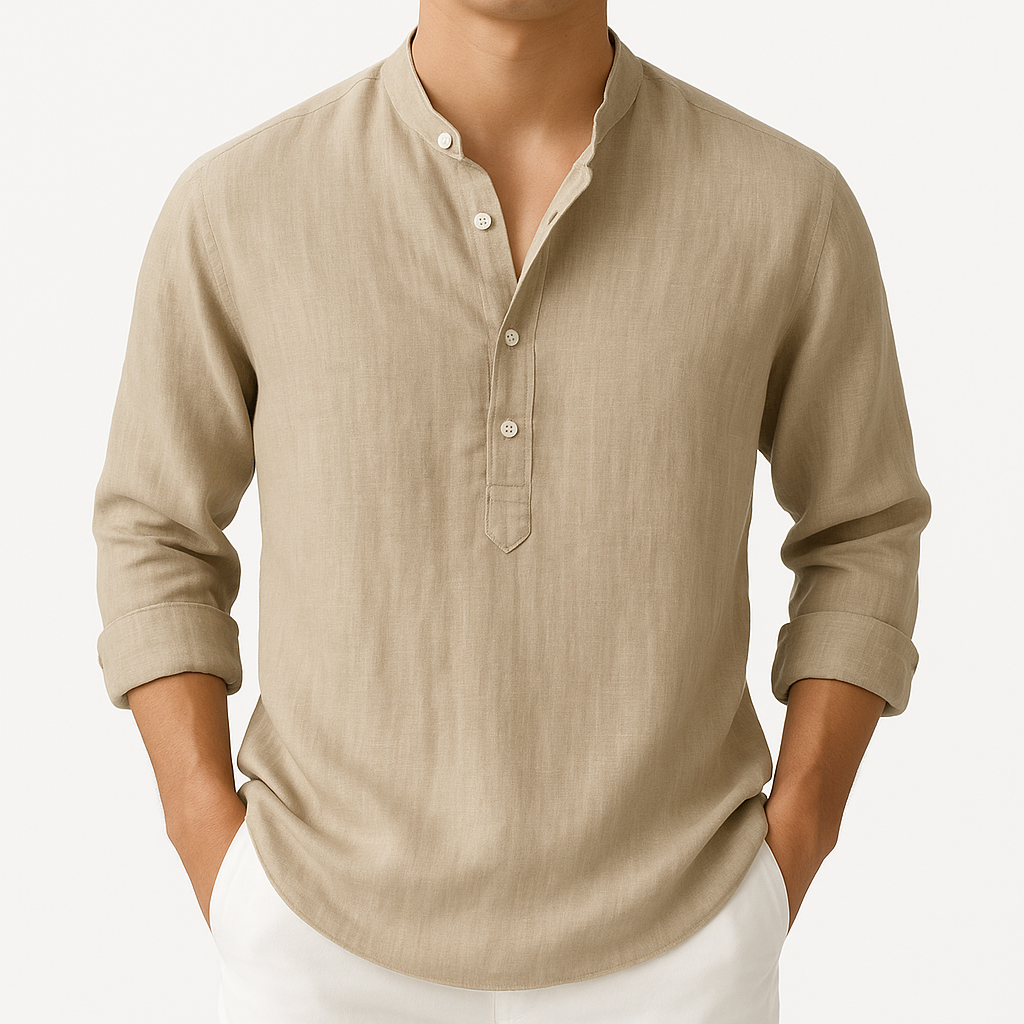 Relaxed Fit Long-Sleeve Shirt