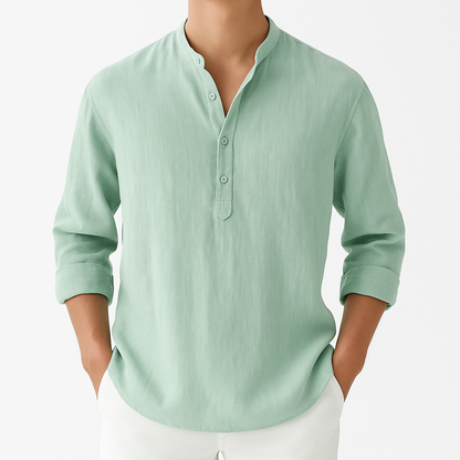 Relaxed Fit Long-Sleeve Shirt