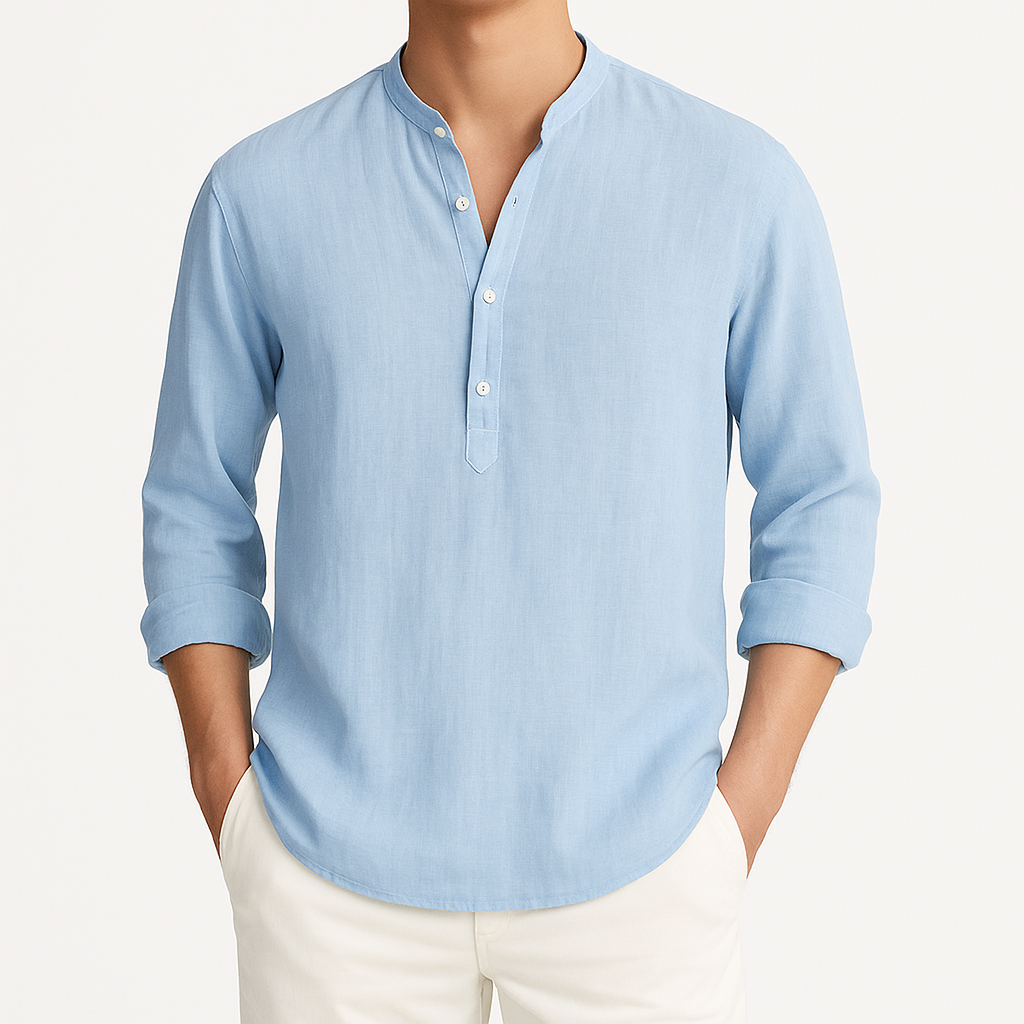 Relaxed Fit Long-Sleeve Shirt