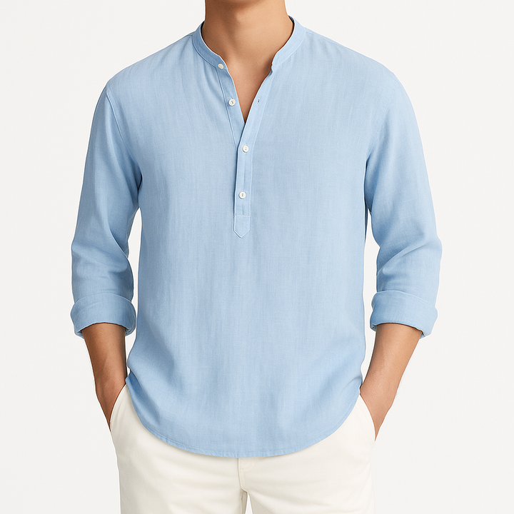 Relaxed Fit Long-Sleeve Shirt
