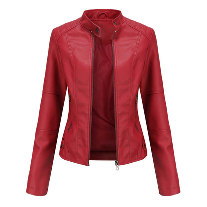 Ella | Chaqueta biker elegante y ajustada para mujer
