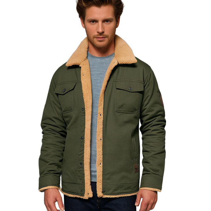 Warm Lined Outdoor Casual Jacket For Men