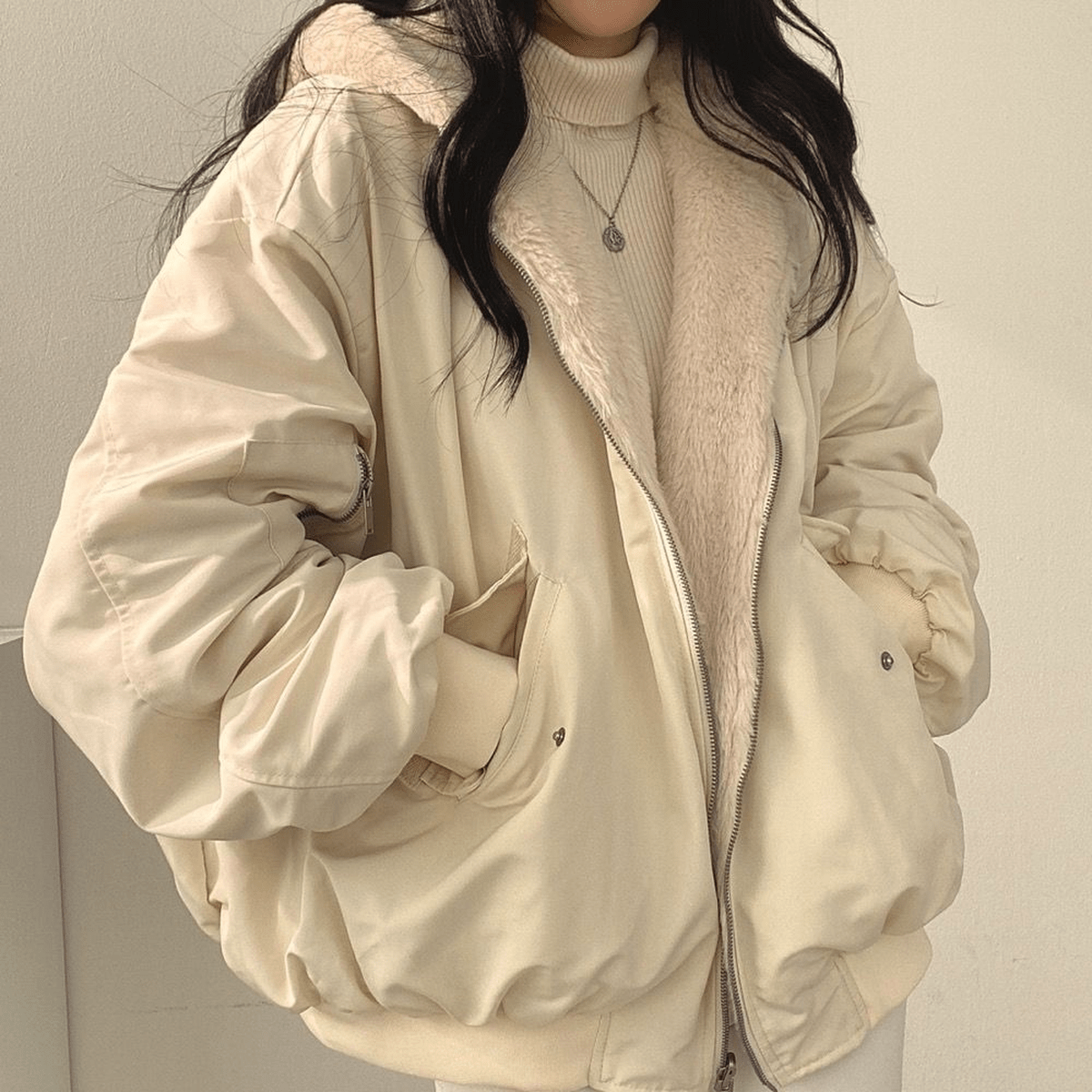 Lily | Chaqueta de invierno cálida y holgada para mujer
