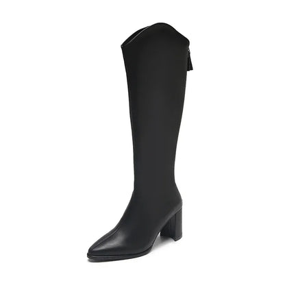 Claire | Women's Knee-High Heeled Boots