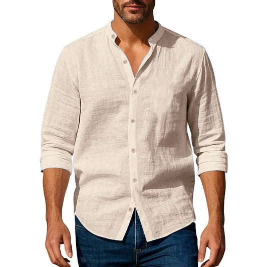Breathable Button-Up Shirt