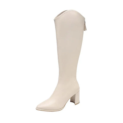 Claire | Women's Knee-High Heeled Boots