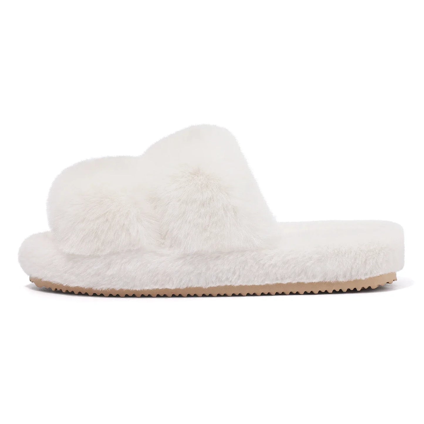 Daisy | Pantuflas de piel sintética para mujer