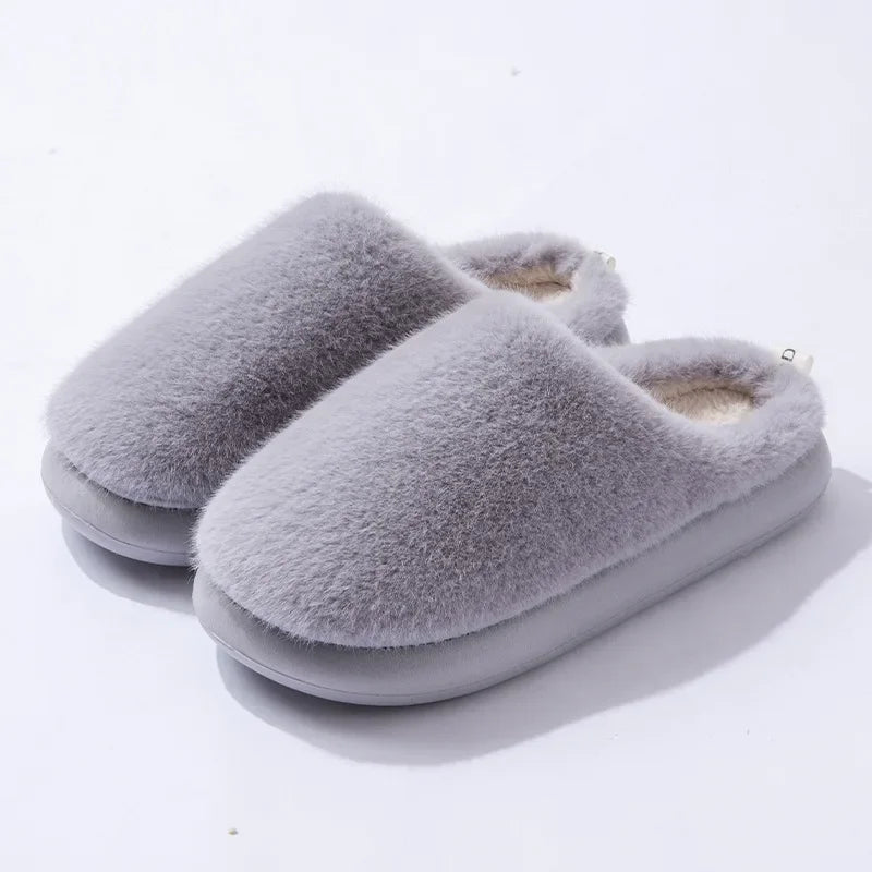 Women’s Cozy Fluffy Slip-On Slippers