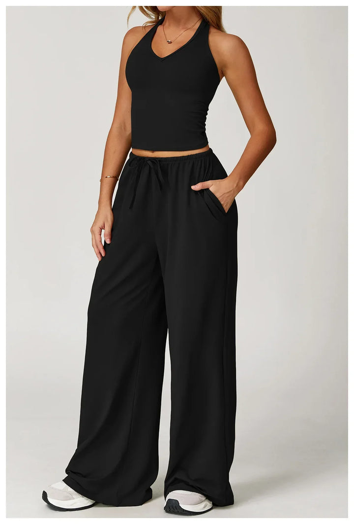 Women’s Winter Casual Wide Leg Loose Fit Pants