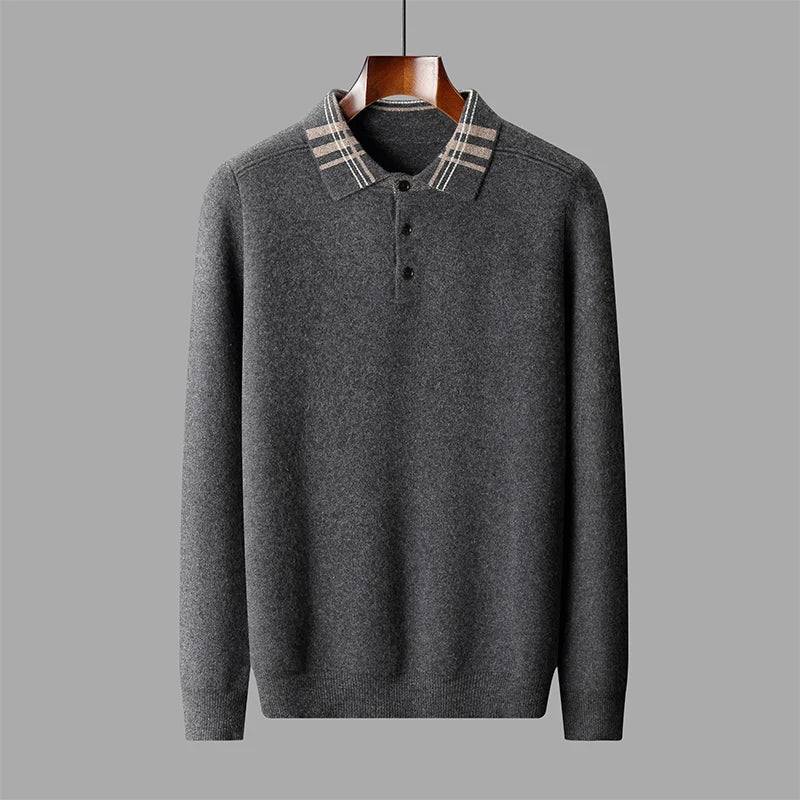Oscar | Men’s Winter Classic Knit Polo Sweater
