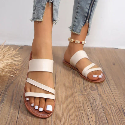 Grace™ - Sandalias planas informales y cómodas 