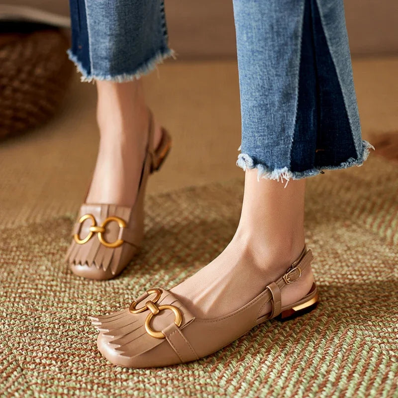 Sandalias Mathilda con Tira de Hebilla