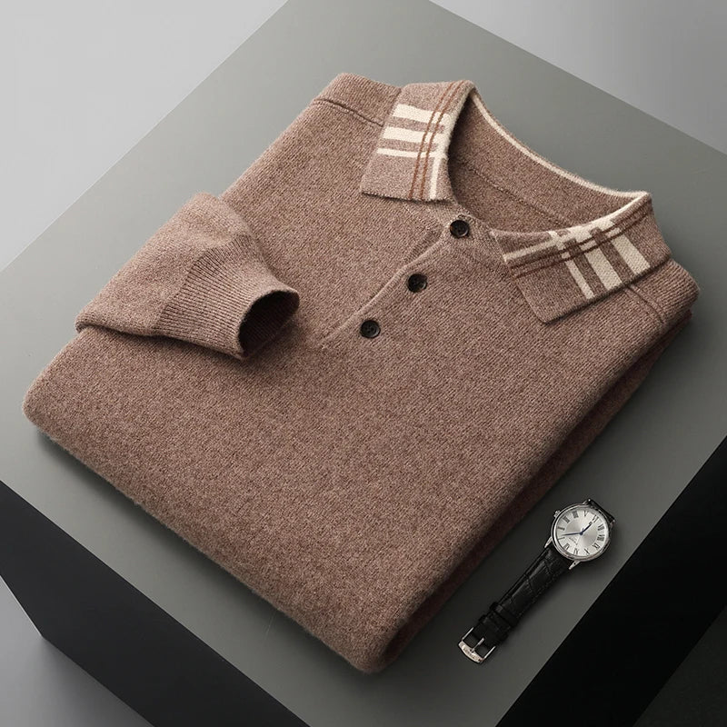 Oscar | Men’s Winter Classic Knit Polo Sweater