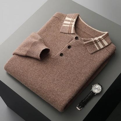Oscar | Men’s Winter Classic Knit Polo Sweater