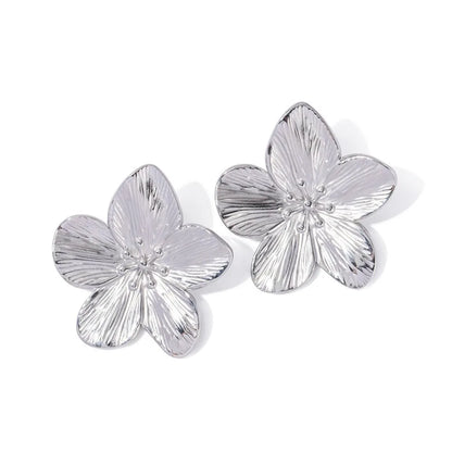 Oversized Floral Earrings