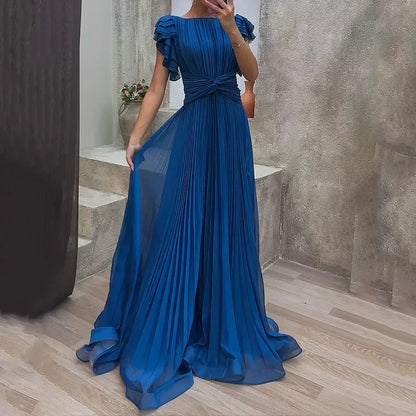 Pleated Evening Dress