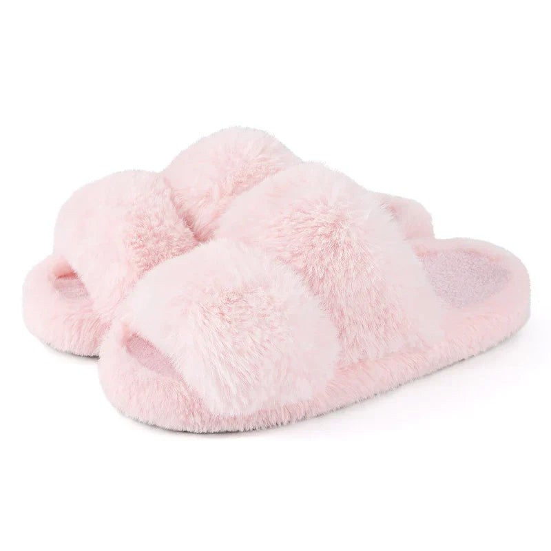 Daisy | Pantuflas de piel sintética para mujer
