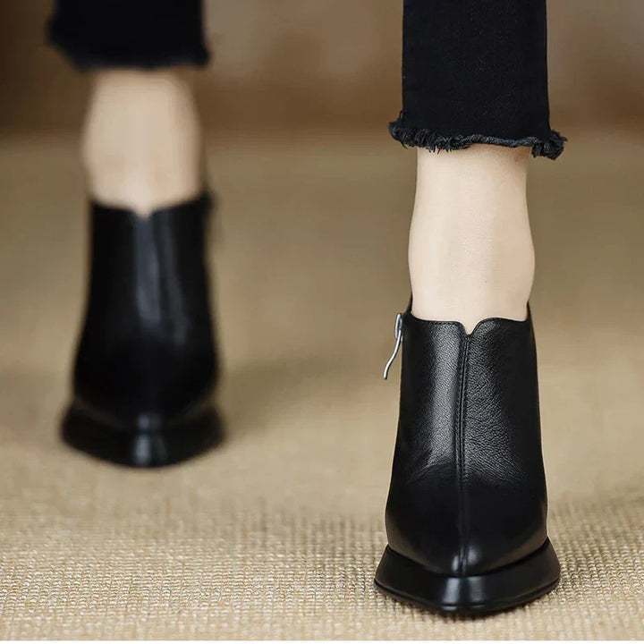 Stylish Real Leather Pumps
