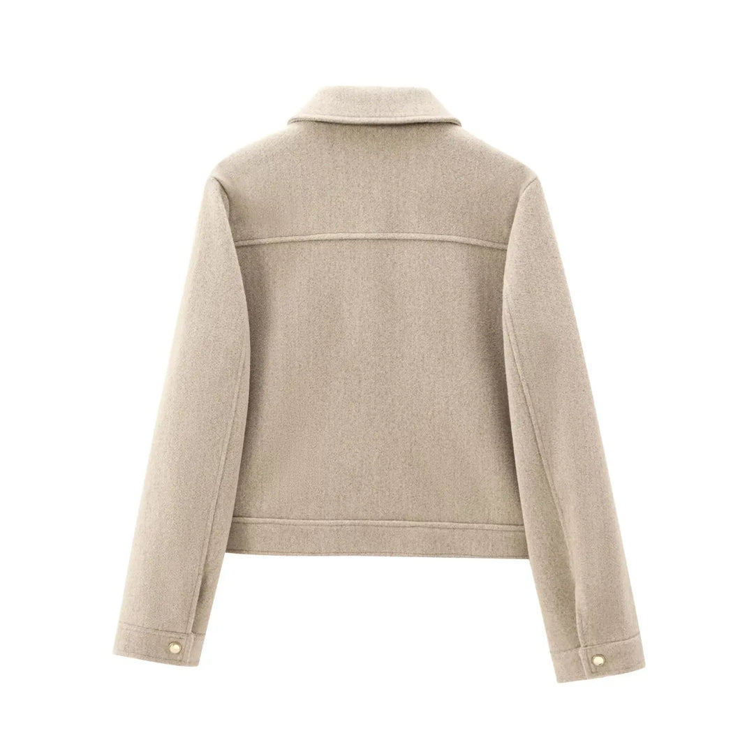 Women’s Casual Zip Front Pocket Jacket