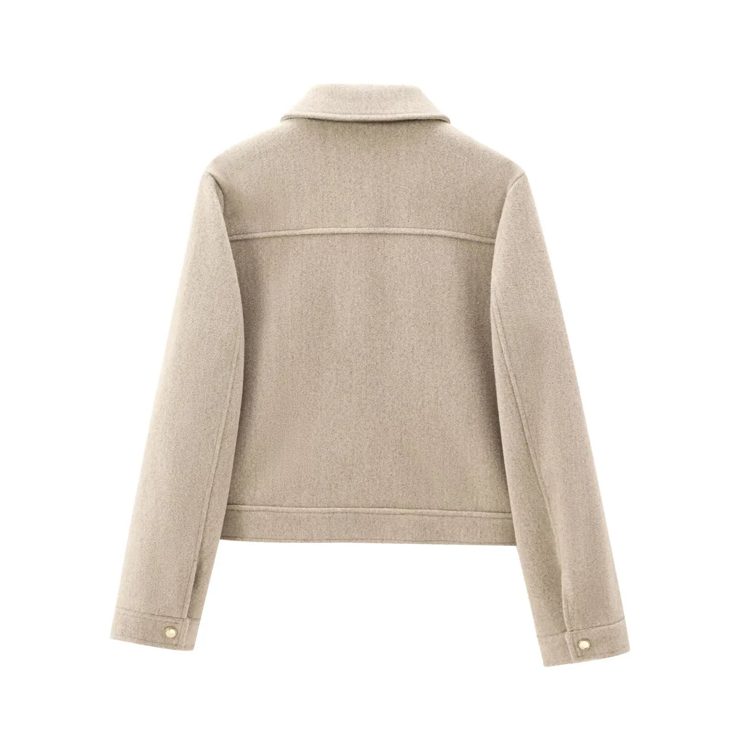 Jazmín | Chaqueta informal con bolsillo frontal y cremallera para mujer