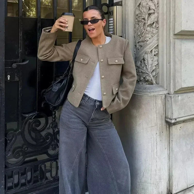 Gabriella | Chaqueta blazer corta para mujer