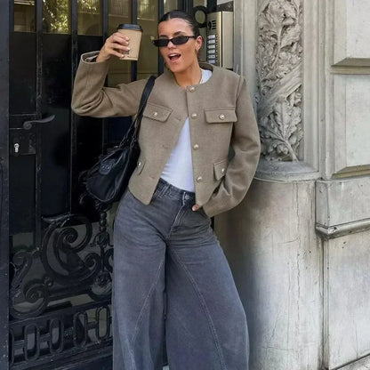 Gabriella | Chaqueta blazer corta para mujer