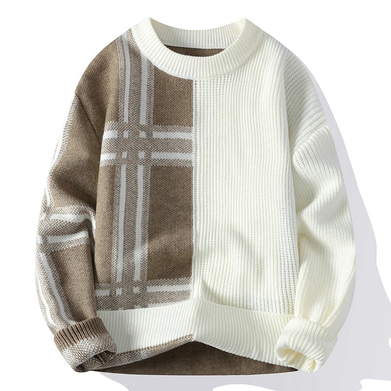 Paul | Men’s Winter Colorblock Crew Sweater
