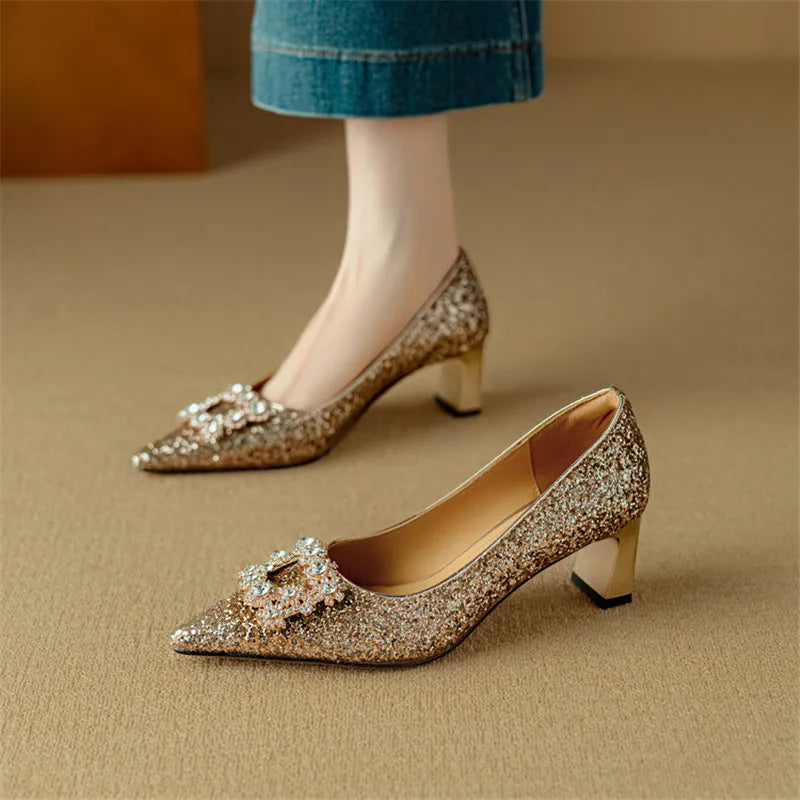 Zapatos de tacón Gloria Glitter