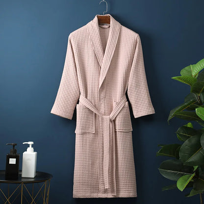 Sarah | Bata de estar de primavera para mujer con diseño de gofre 
