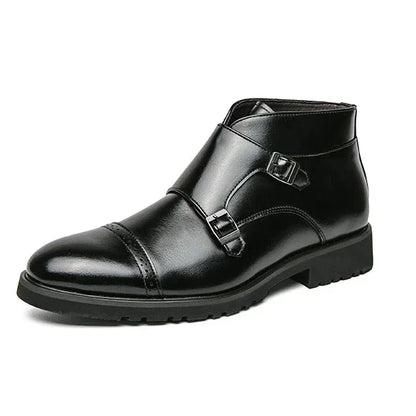 Double Monk Strap Boots