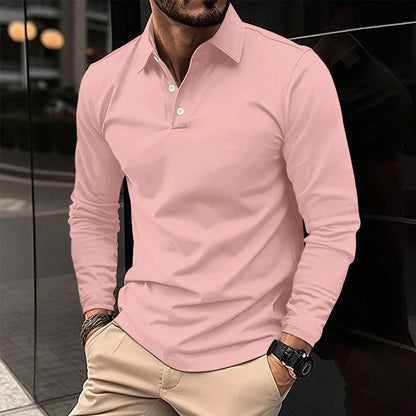 Ethan™ - Polo informal de manga larga