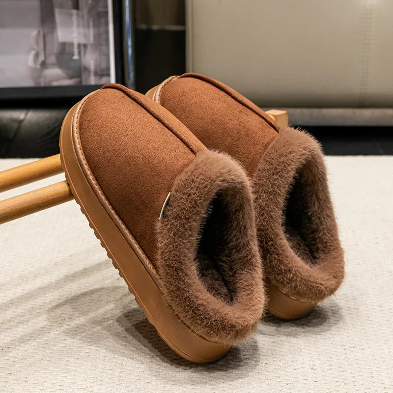 Charlotte | Pantuflas acogedoras con forro de piel para mujer