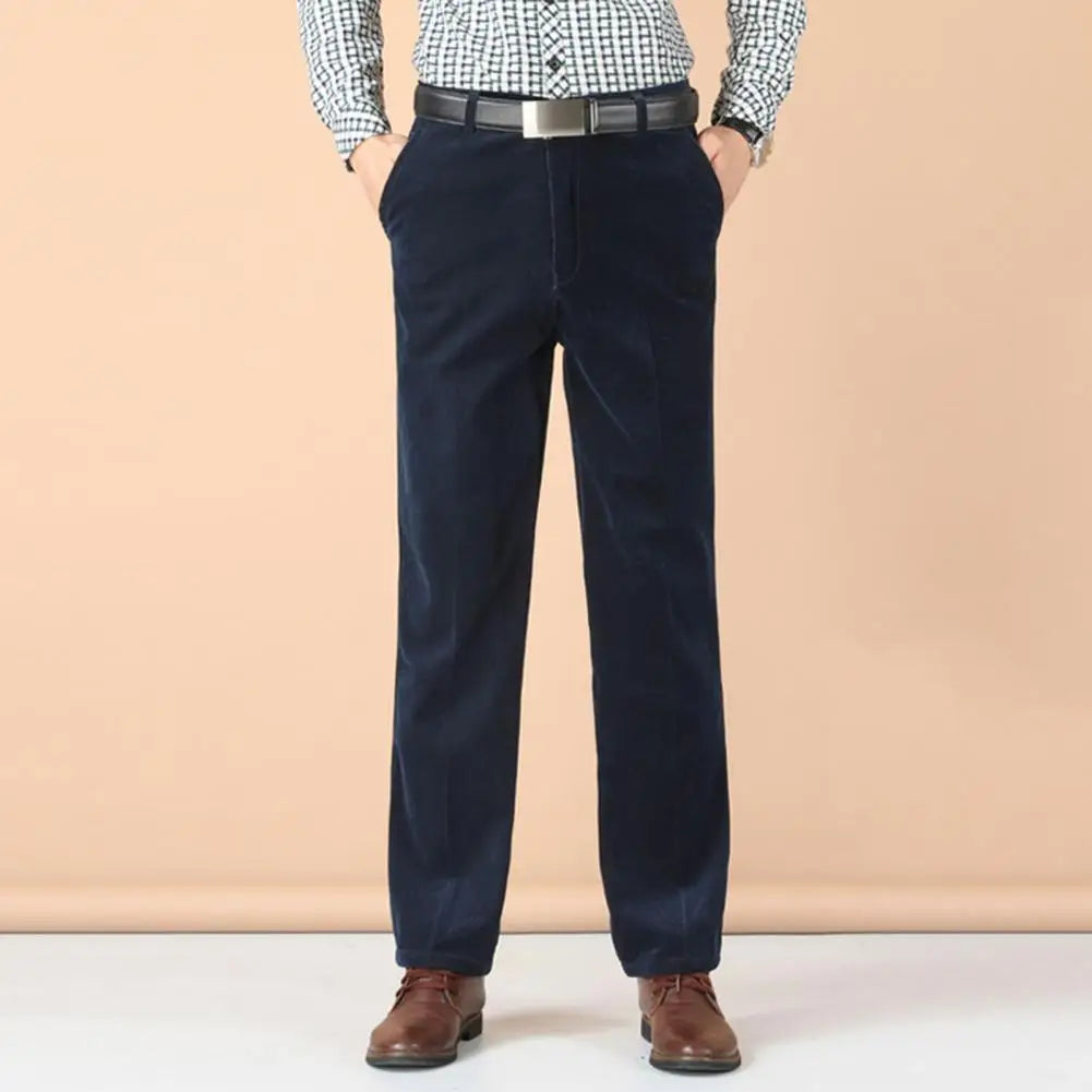 Brian | Pantalones de vestir de terciopelo para hombre