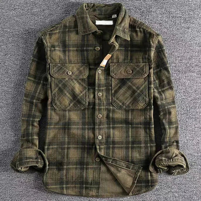 Evan | Men’s Casual Plaid Flannel Shirt