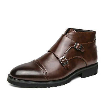 Double Monk Strap Boots