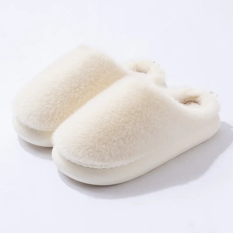 Women’s Cozy Fluffy Slip-On Slippers