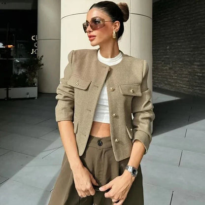 Gabriella | Chaqueta blazer corta para mujer