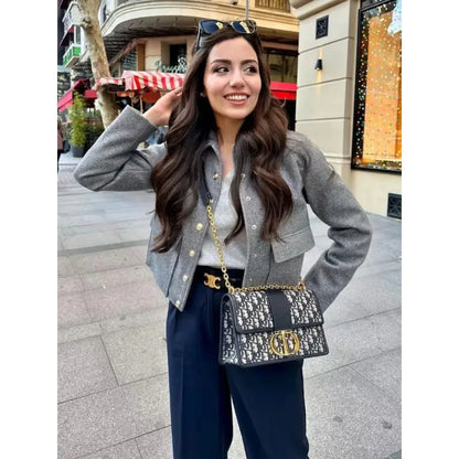 Isabel | Women’s Chic Button Front Short Jacket