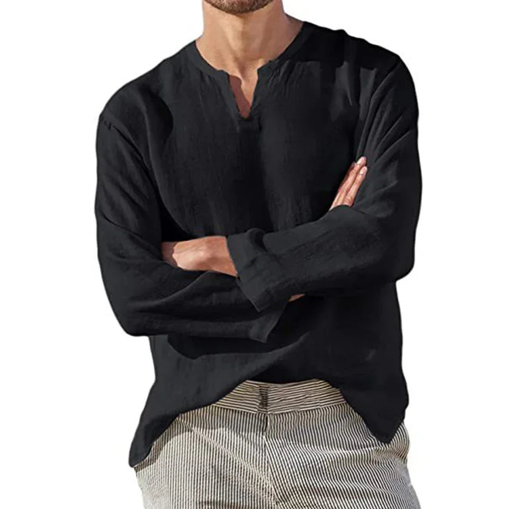 Relaxed Fit Long Sleeve Shirt