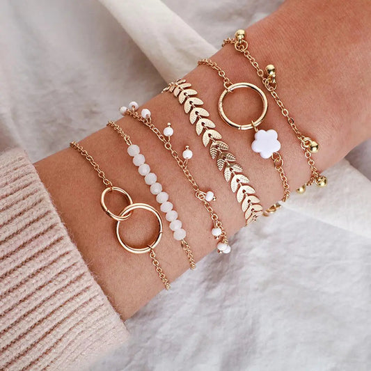 Joan - Conjunto de pulseras a capas