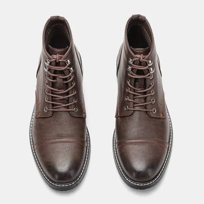Vintage-Inspired Derby Boots